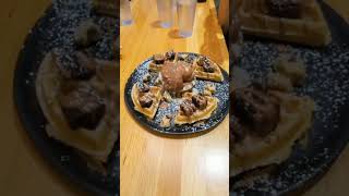 DSPOT K WAFFLES 😋😋canadianfood mississauga wafflestreet dspot food canada [upl. by Taggart]