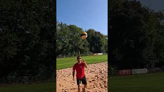 POV  Tennis Spieler Beim Beach Volleyball shorts [upl. by Rosenwald]