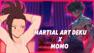 OP MARTIAL ARTS DEKU 💚 x MoMo ♥️  ALL PARTS  texting story [upl. by Acirne]