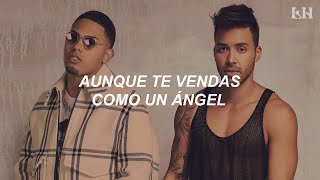 Prince Royce ft Myke Towers  Carita de Inocente REMIX Letra [upl. by Llenrad282]