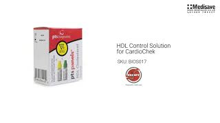 HDL Control Solution for CardioChek BIOS017 [upl. by Belda]