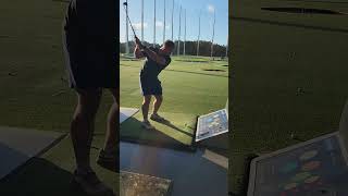 Fat guy cant golf 💩🤡 topgolf [upl. by Ahsykal]