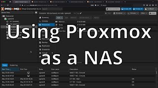 Running a NAS on Proxmox Different Methods and What to Know [upl. by Adnale]