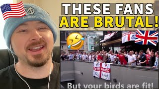 American Reacts to Englands Best Football Chants W Lyrics [upl. by Rock]