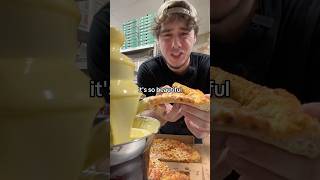 Making a GARLIC SAUCE FOUNTAIN pizza food trending youtube youtubeshorts funny cooking [upl. by Yenterb267]