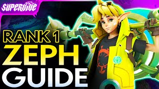 RANK 1 SUPERVIVE ZEPH GUIDE  ABILITIES  HOW TO PLAY  ZEPH GAMEPLAY  SUPERVIVE [upl. by Neslund]