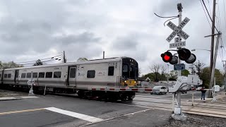 Long Island Railroad Penn Station bound M7 crossing North Peters Blvd [upl. by Naarah]