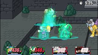 SSF2 Beta FMC Dede Helga and Jack TH Gameplay [upl. by Rashida]