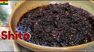 SHITO Ghanaian Black Chili OilSauceI How to make the Tastiest amp Quickest ✔ [upl. by Lifton]