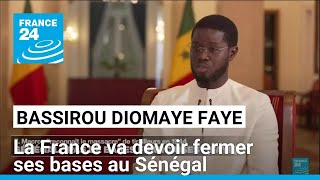 La France va devoir fermer ses bases au Sénégal dit le président sénégalais à lAFP [upl. by Eidnas]