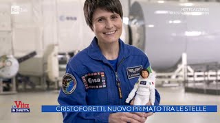 Samantha Cristoforetti prima europea comandante della stazione spaziale  Vita in diretta 01062021 [upl. by Chuu74]