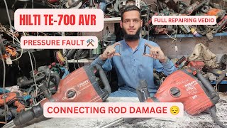 Hilti TE700 AVR pressure fault  Hilti 700 connecting Rod fault  Hilti te 700 pressure repair [upl. by Annaya]