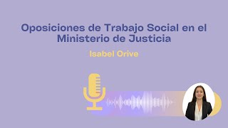 Oposiciones de Trabajo Social en el Ministerio de Justicia [upl. by Ware]