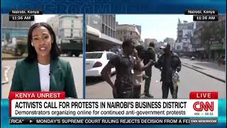 Victoria Rubadiri reporting for CNN from Nairobi [upl. by Agnes]