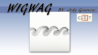 如何畫一般圖樣How to draw the Tangle Pattern WIGWAG [upl. by Lukey]