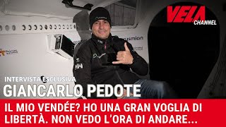 INTERVISTA Giancarlo Pedote litaliano al giro del mondo in solitario Vendée Globe quotSono prontoquot [upl. by Erodavlas]