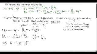 Differentiale höherer Ordnung [upl. by Ahsiket]