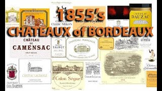 How to Say 60 Bordeaux 1855 Chateaux  Wine Pronunciation [upl. by Lagiba]