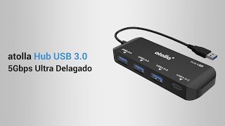 atolla Portátil 4 Puertos Hub USB 30  GMS3103U3 [upl. by Ise]