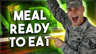 Military Food  Eating an MRE [upl. by Dorkus]