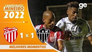 VILLA NOVAMG 1 X 1 ATLÉTICOMG  MELHORES MOMENTOS  1ª RODADA MINEIRO 2022  geglobo [upl. by Ahtnammas]