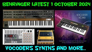 Latest Behringer News 1 October 2024 [upl. by Learsi]