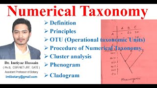 Numerical taxonomy amp Operational TaxonomicUnits for BSc MSc NEET CSIRUGC NET UPSC amp PCS exam [upl. by Matias]