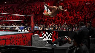 WWE 2K24 Cody Rhodes amp Roman Reigns vs The Bloodline Bad Blood 2024 [upl. by Nashner]