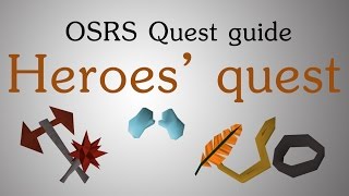 OSRS Heroes quest guide  both sides [upl. by Kearney]