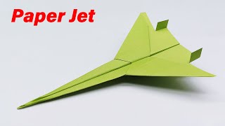 How to Make a Jet Paper Airplane Fly Over 250 Feet [upl. by Refinaj]