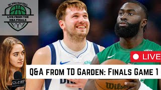 3 Celtics QampA From Game 1 Pregame  LIVE From the NBA Finals w Noa Dalzell [upl. by Woolley]