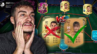 Ich erstelle das kleinste FIFA 22 FUT Draft Team [upl. by Sirroned]