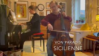 Sicilienne Attrib M tT von Paradis ABRSM Cello Grade 6 2024 [upl. by Sherer9]