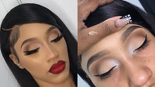 Sultry VDay inspired Makeup  Client Makeup Tutorial [upl. by Anomer377]