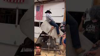 Bull riding training machine bull toro animals sports video yt [upl. by Ruyle]