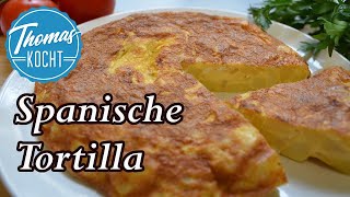 Spanische Tortilla  einfaches und leckeres Mittagessen  Thomas kocht [upl. by Natala]