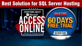 Best Way to Use MS Access Online using MS SQL Hosting [upl. by Radie250]