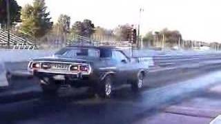 1974 dodge challenger racing amp burnouts [upl. by Gunthar733]