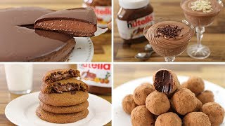 4 Easy Nutella Dessert Recipes [upl. by Marc]