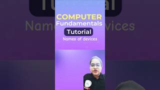 Names of Input Output Devices viral shorts computer basicsofcomputer picscomputerhub [upl. by Conias]