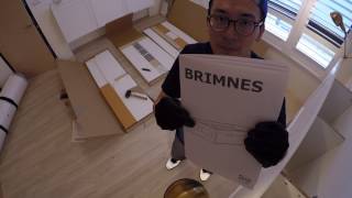 20170130 IKEA BRIMNES BED ASSEMBLY 床組 組裝縮時 [upl. by Alimhaj103]