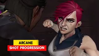 ARCANE  VI vs SEVIKA Shot Progression P05  Animation Breakdowns [upl. by Larochelle]