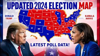 BREAKING POLL DATA New Poll Shows TRUMP CRUSHED by HARRIS  ALL 50 STATES Map Projection [upl. by Quintina274]