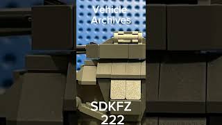 SDKFZ 222 Vehicle Archives lego ww2 information funfact legoww2 [upl. by Rednijar]