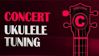 Concert ukulele tuning  Online Ukulele Tuner [upl. by Amena]