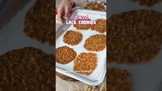 Almond Lace Cookies  Perfect for Diwali gifting this season Made using Australian Almonds [upl. by Repinuj]