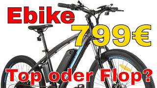 China ebike günstig kaufen 🚲 799€ Ebike im Test 2021🚲ANCHEER Elektrofahrrad Test Tuning Beratung [upl. by Yenroc]