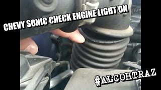 Chevy Sonic Check Engine  P0171 P0101 [upl. by Arrac]