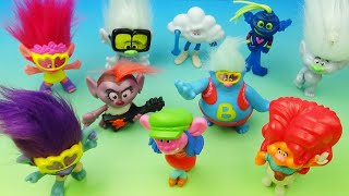 2020 TROLLS WORLD TOUR set of 10 McDONALDS HAPPY MEAL MOVIE COLLECTIBLES VIDEO REVIEW [upl. by Ybsorc]