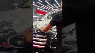 Paint protection film installation on Mercedes  ytshortsvideo viralshorts [upl. by Arber262]